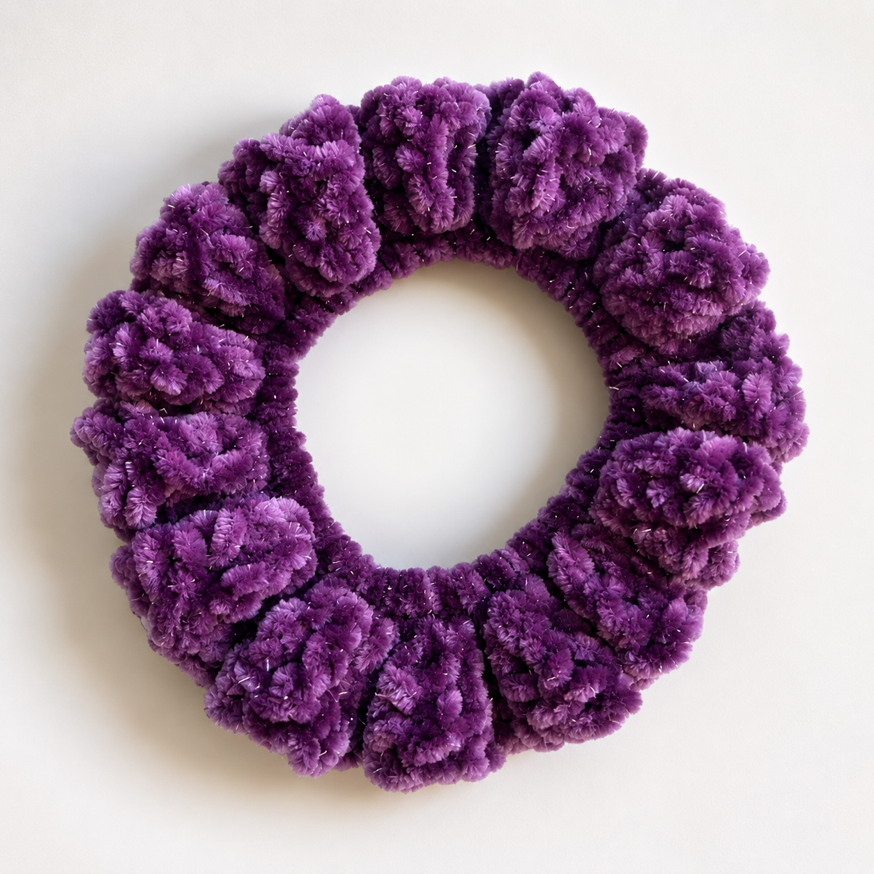 Velvet Crochet Scrunchie