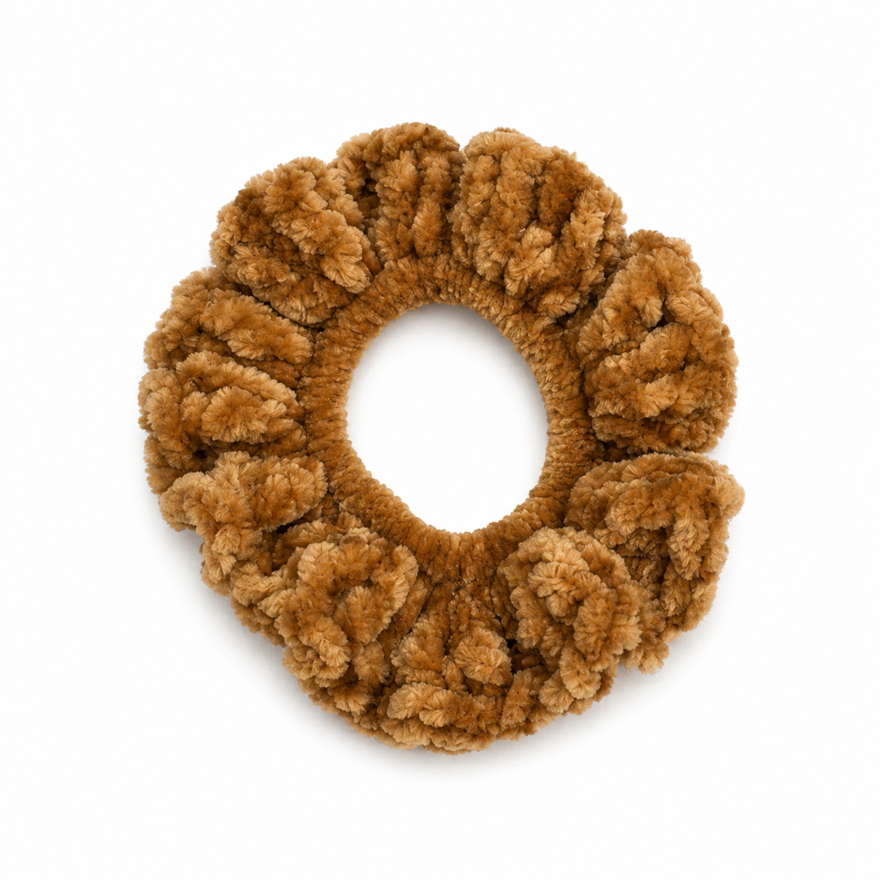 Velvet Crochet Scrunchie