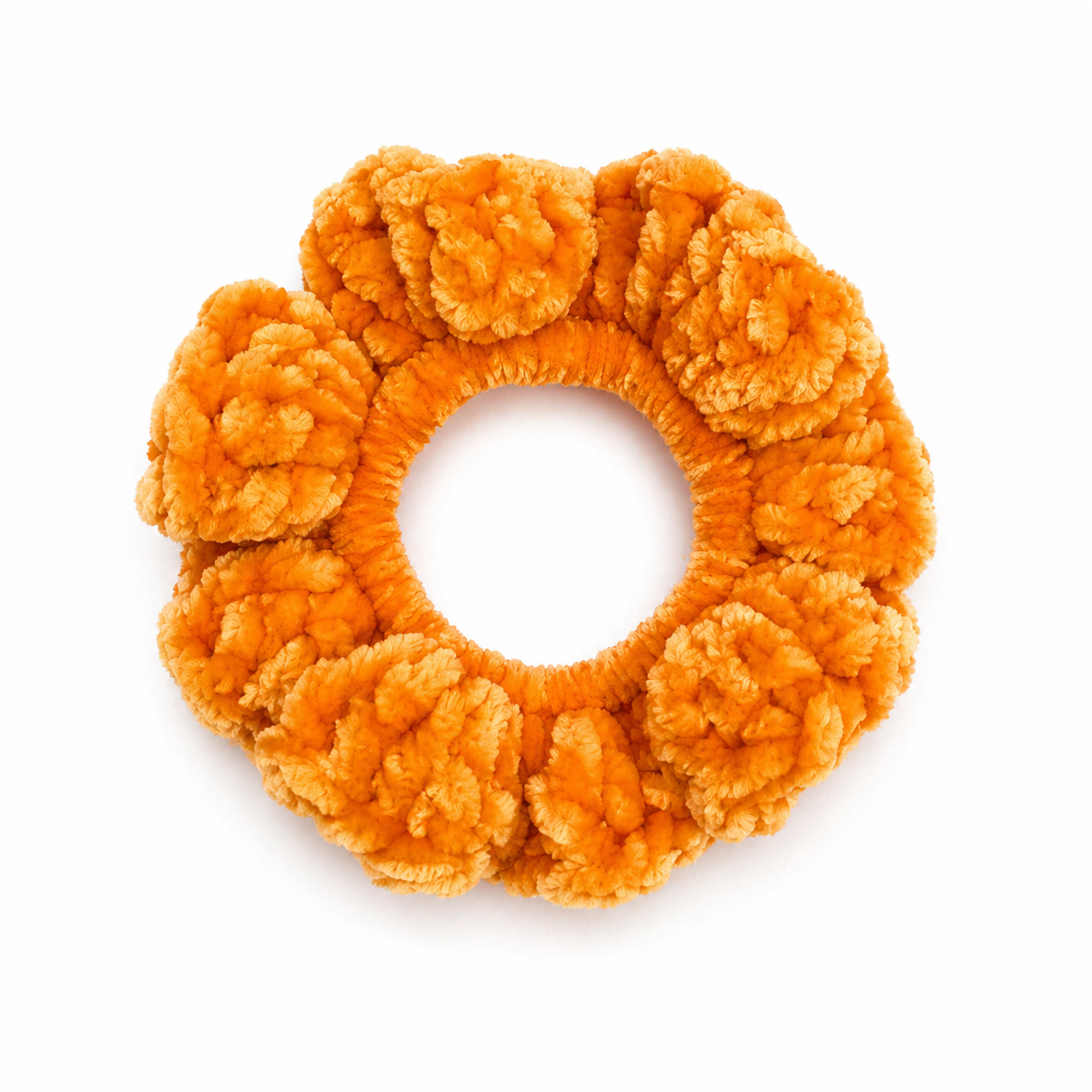 Velvet Crochet Scrunchie