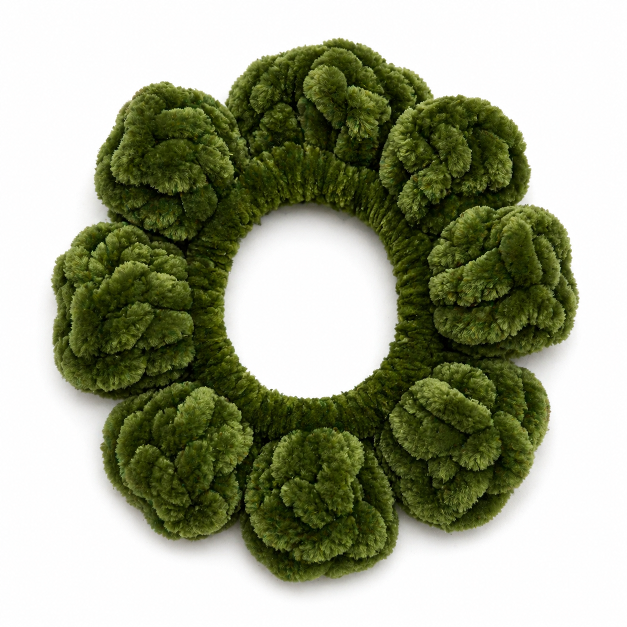 Velvet Crochet Scrunchie
