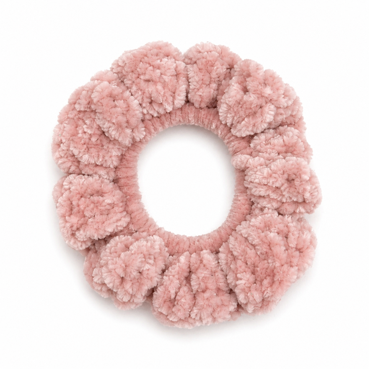 Velvet Crochet Scrunchie