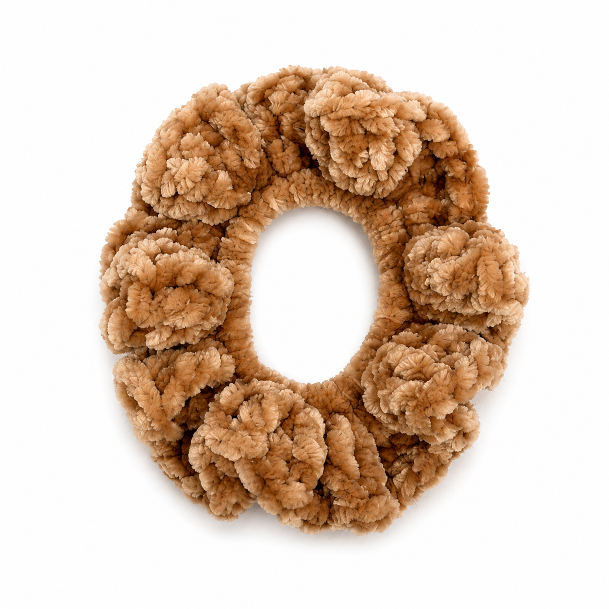 Velvet Crochet Scrunchie